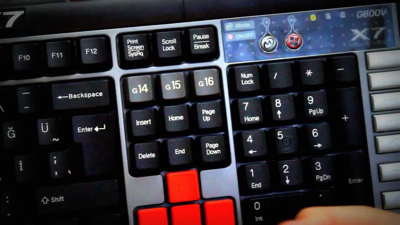 keyboard x7 g800v driver